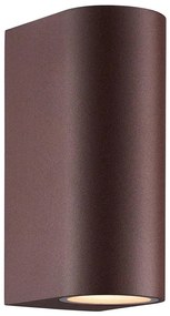 Nordlux - Kinkiet zewnętrzny DION 2xGU10/25W/230V IP44 rezavá