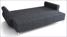 Ciemnobrązowa sofa rozkładana - Eden