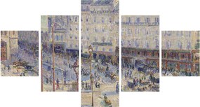 Obraz - Camille Pissarro, The Place du Havre, reprodukcje (125x70 cm)
