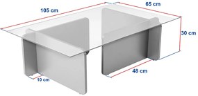 Stolik konferencyjny Flavio Grey