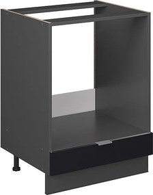 Szafka kuchenna czarne paski 60x60x82 fame-line