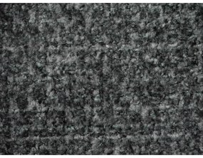 Ciemnoszare tapicerowane łóżko dwuosobowe ze stelażem 180x200 cm Makana – Makamii