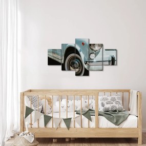 Obraz - Fiat retro samochód (125x70 cm)