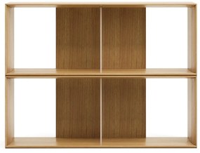 Modułowy system półek w dekorze dębu 101x76 cm Litto – Kave Home