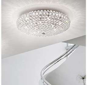 Ideal Lux - LED Plafon kryształowy KING 9xG9/3W/230V śr. 53,5 cm chrom