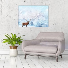 Obraz majestatycznego jelenia (70x50 cm)