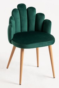 Rcznie aksamitne krzeso