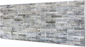 Szklany Panel Industrialna Czerwona Cegła