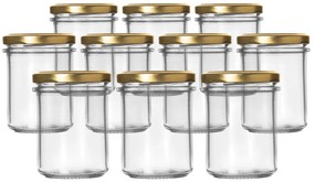 Orion Zestaw słoików do przetworów z pokrywką 0,2 l, 10 szt.