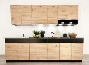 Komplet mebli kuchennych 260 cm H4-H79