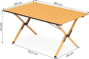 Składany stolik turystyczny Trekon 0132, 88x59 cm