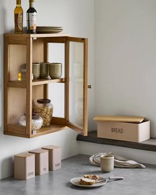 Witryna wisząca w naturalnym kolorze 40x60x20 cm Zamora – House Nordic