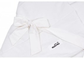 Biały bawełniany rożek niemowlęcy 75x75 cm – Malomi Kids