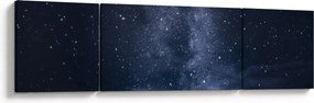 Obraz nieba z gwiazdami (170x50 cm)