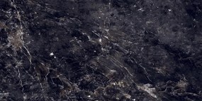 Mexen Rokocha Black gres szkliwiony rekt. G1, płytka podłogowo-ścienna 120 x 60 cm, wysoki połysk - TL205-120-060-01