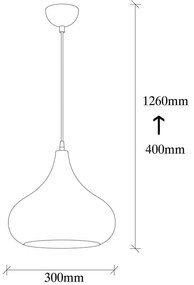 Czarna lampa wisząca Opviq lights Sağlam