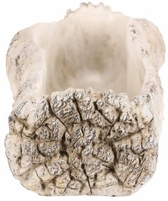 Osłonka na kwiaty - skrzynka, imitacja brzozy, 32 x 12 x 8 cm, 32 cm