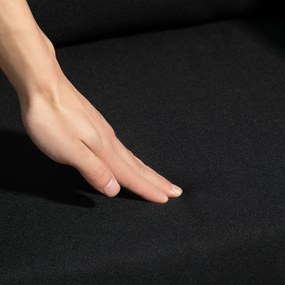 HOMCOM Krzesło obrotowe, regulowany fotel biurowy, lenopodobny poliester, metal, 60 x 60 x 79-91 cm, Szary