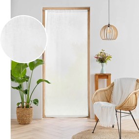 Biała zasłona na drzwi 90x200 cm Haltona – douceur d'intérieur