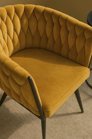 Krzeso Widny z czarnego aksamitu