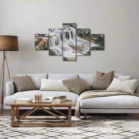Obraz wodospadów (125x70 cm)