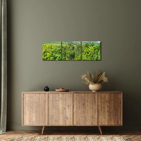 Obraz - Babia Góra, Polska (z zegarem) (90x30 cm)