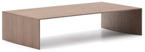 Stolik w dekorze orzecha w ciemnym naturalnym kolorze 70x140 cm Litto – Kave Home