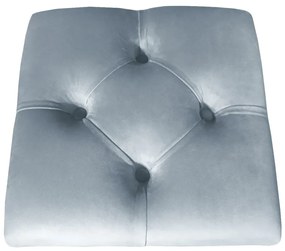 Pufa CHARLIE BL VELVET szara ATOS