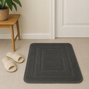 Dywanik antypoślizgowy Brązowy 50x80 cm Dekoracyjny gumowy spód uniwersalny