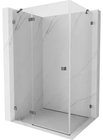 Mexen Lunar kabina prysznicowa uchylna lewa 90 x 80 cm, transparent, gun metal - 834-090-080-95-00-L