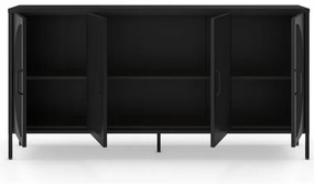 Czarna komoda 160x90 cm Tayra – Marckeric