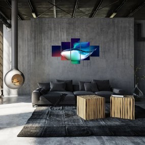 Obraz - Kosmiczny wieloryb (125x70 cm)