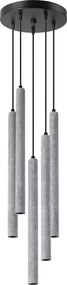 Betonowa industrialna lampa wisząca - A382 G5-L08
