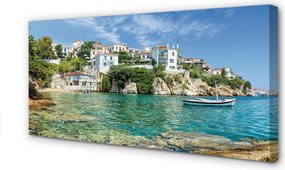 Obraz na płótnie Grecka Natura nad Brzegiem Morza
