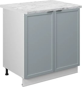 Szafka pod zlew jasnoniebiesko-szary 80x60x82 fame-line