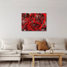 Obraz - Ekspresyjna abstrakcja (70x50 cm)