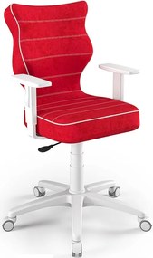 Ergonomiczne krzesło biurowe dla młodzieży Duo White rozmiar 5 (146-176,5 cm)