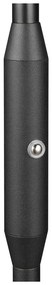 Czarna lampa stojąca LED (wysokość 160 cm) Moreno – Trio
