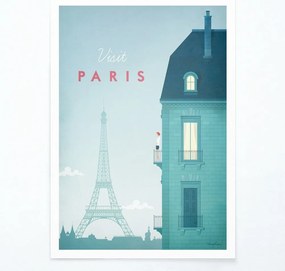 Plakat Travelposter Paris, 50 x 70 cm