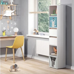 Półka dla dzieci biały 36.2x29.9x171 robert