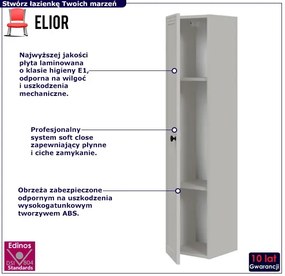 Wiszący słupek łazienkowy w kolorze kaszmiru C5-R30
