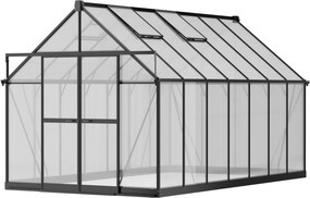 Szklarnia 240 x 244 x 429 cm, wzmocniona konstrukcja, poliwęglan 6 mm