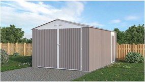 Garaż metalowy "Nevada" z drzwiami wahadłowymi - 15,36 m²