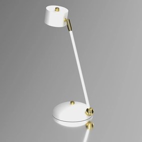 Lampka biurkowa ARENA WHITE/GOLD 1xGX53, na biurko, biała