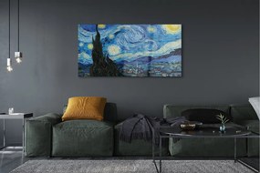 Obraz na szkle Gwiaździsta noc - Vincent van Gogh