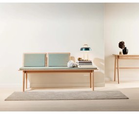 Jasnozielono-naturalna wełniana ławka Elba – Hammel Furniture