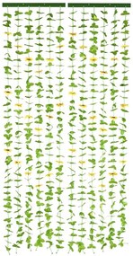 Żółto-zielona zasłona na drzwi 90x190 cm Sunflowers – Maximex
