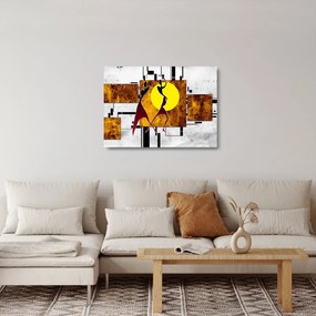 Obraz na szkle malarstwa z epoki starożytnej (70x50 cm)