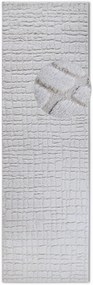 Dywan nowoczesny 3D Elle Collection Gallery Cegiełki kremowy 80 cm x 240 cm