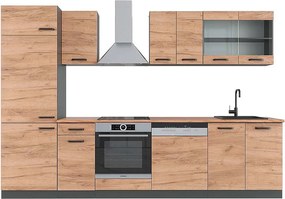 Aneks kuchenny złoty dąb power/antracyt 300x60x81.6 r-line